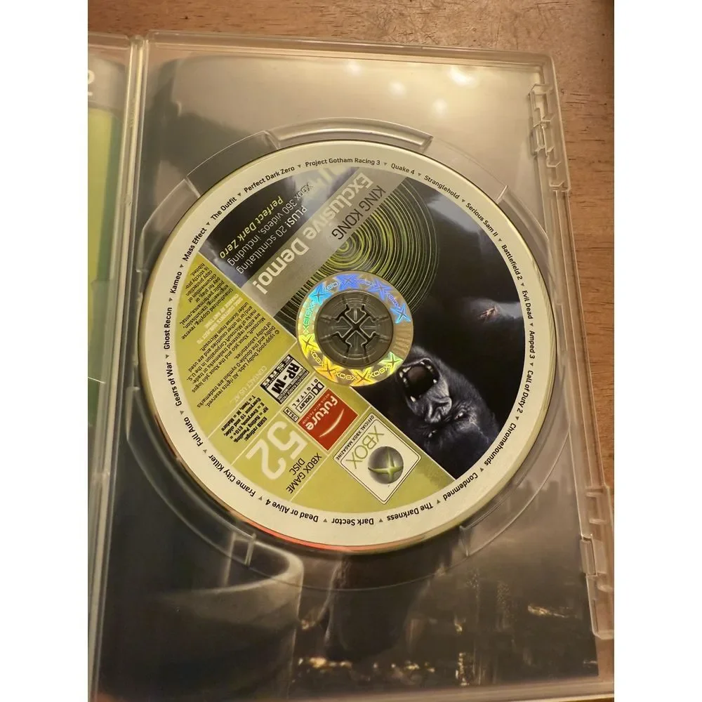 Official Xbox Magazine Xbox Demo Disc Holiday 2005 #52‎ King Kong